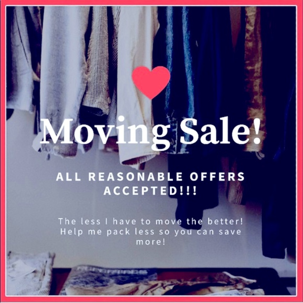 Moving Sale!